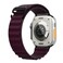 Levelo Ace Loop Nylon Watch Strap - Purple, Compatible with Apple Watch Ultra, SE, 3-8 (45 &amp; 49 mm), Samsung 22mm, Durable Nylon Strap, Titanium G-Hook - Elegant Design