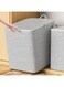 Fabric Clothes Storage Bins,2PCS Foldable Washable Closet Organizer with Cover,Wardrobe Cabinet Space Saver Storage Box,Multifunctional Storage Bag for T-Shirt,Down Coat,Trousers,Sheet,Quilt (150L)