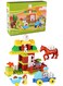 Mpdoras Kids Building Blocks Farm Set 43 Pcs - Mommies Choice Creative Construction Toy With Animals &amp; Figures, Large Bricks Pasture Series Playset For Toddlers 3+, Educational STEM Learning Kit