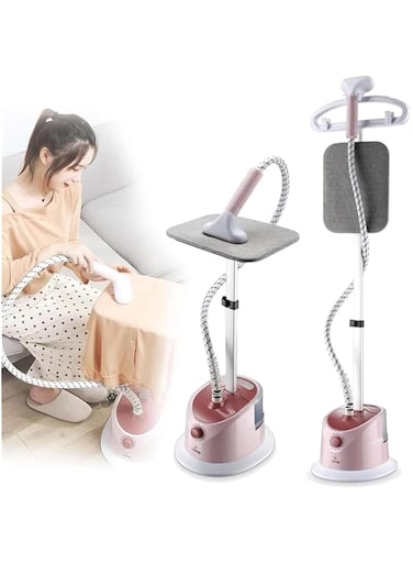 Forubar Standing Garment Steamer 2000W, Professional Clothes Garment Steamer With Height Adjustable Ironing Board, for Clothes, Household and commercial (DD0801)