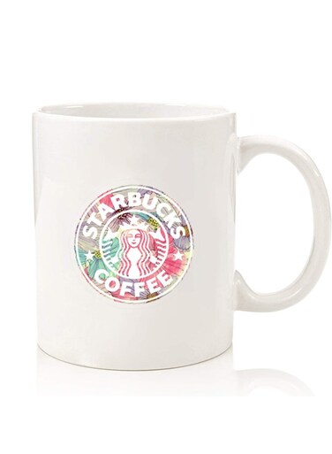 Premium Quality Two Sided Printed Coffee Mug Tea Cup For Home Office, Kids Men Women Starbuck Colorful