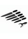 Kitchen Set with 5 knife and 1-Peeler, Non-Stick Stainless Steel Knives