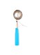 Met Lux 2.75 Ounce Portion Scoop, 1 Trigger Release Cookie Scoop - With Blue Handle, Stainless Steel Disher, For Portion Control, Scoop Cookie Dough, Cupcake Batter, Or Ice Cream