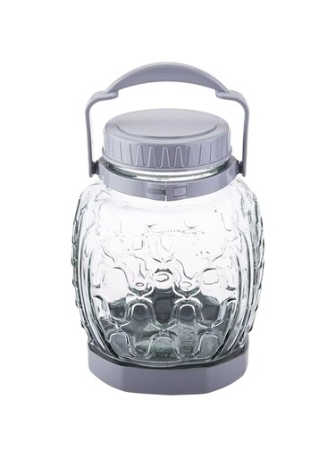 AKDC Glass Bottle Jar L(16CM) XW(17CM) XH(26CM) Transparent