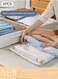 Home Brand Vacuum Storage Bags- Pack of 6 (2 Large + 2 Medium + 2 Small) Reusable Compression Bags Space Saver for Packing, Clothes, Comforters , Blankets,No Pump Needed