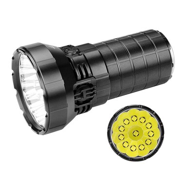 Imalent MS12 Mini Flashlight 65000 Lumens  12 CREE XHP 70.2 LEDs  1036M Range
