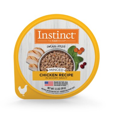 Instinct Minced Real Chicken Recipe Wet Cat Food (3.5oz)