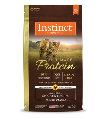 Instinct Ultimate Protein Kibble Chicken Dry Cat Food
