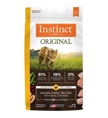 Instinct Original Grain Free Chicken Dry Cat Food
