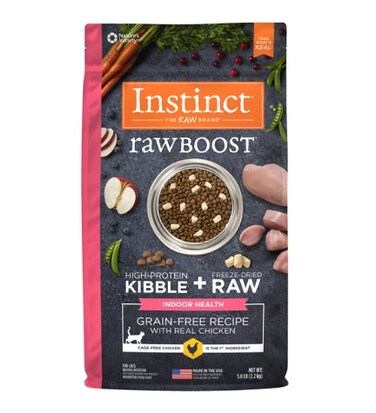 Instinct Raw Boost Grain Free Indoor Health Chicken Dry Cat Food
