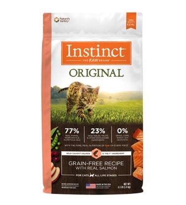Instinct Original Grain Free Salmon Dry Cat Food
