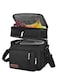 Lunch Bag &amp; Lunch Box for Men Women Double Deck - Leakproof Insulated Soft Large Adult Lunch Cooler Bag for Work (Black,15L)