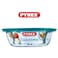 Pyrex Cook&amp;Store 2.3L Round Roaster with Lid for Versatile Cooking and Storing