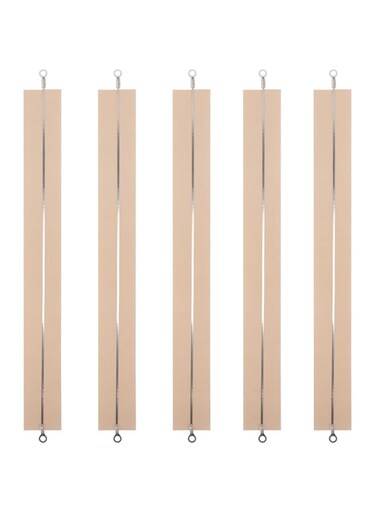 Luxshiny 5 Pcs Impulse Sealer Replacement Parts 300mm Heat Seal Strips Replacement Element Grip Impulse Sealer Heating Element Service Spare Repair Kit