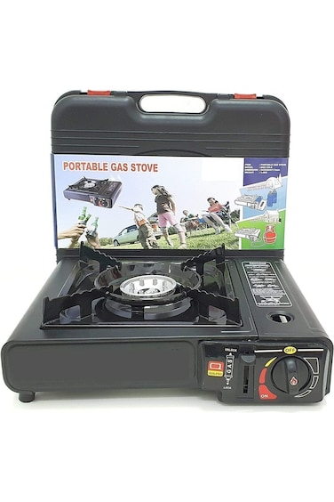 Gas Burner Stove Portable, 2 in 1 Gas burner Outdoor Camping and Emergency use, With Backpacking Gas