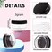 ZIZEMOJA 3 Gram Sample Containers, Mini Containers with Lids, 50 Pack Black