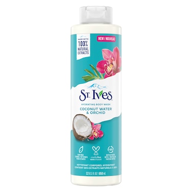 ST. IVES  HYDRATING BODY WASH COCONUT WATER &amp; ORCHID 650ML