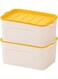 2 Pcs Desktop Storage Box Stackable Plastic Box Cosmetics Toys Snacks Organizer Bins Waterproof Dustproof Sealed Medicine Clothes Storage Box For Home Office Outdoor Camping Storage