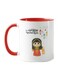 Piece Ramadan Printed Coffee Mug White/Red/Black