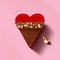 Toblerone Swiss Milk Chocolate Bar with Honey and Almond Nougat 35g