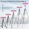 2 in 1 Camera Phone Video Tripod - ULANZI TT51 Portable Tripod Stand I 360&deg; Rotable Ball Head I Hidden Cold Shoe Phone Holder I 600g Lightweigt I 1.38m 51in Long I 5 Section Extenable Vlog Tripod