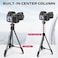 2 in 1 Camera Phone Video Tripod - ULANZI TT51 Portable Tripod Stand I 360&deg; Rotable Ball Head I Hidden Cold Shoe Phone Holder I 600g Lightweigt I 1.38m 51in Long I 5 Section Extenable Vlog Tripod