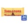 Toblerone Swiss Milk Chocolate Bar with Honey and Almond Nougat, 35g Pack of 24