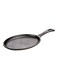 Oval Shape Serving Griddle Black 10x7.5inch