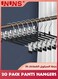 Pants Hangers with Clips,Skirt Hangers Adjustable Clip Hangers Non Slip Metal Adult Baby Kids Space Saving Clothes Hangers For Closet Shorts Bottom Jeans Trouser Leggings 20 Pack