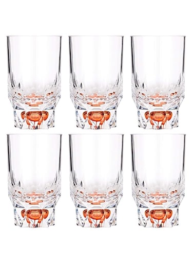 Taliona Artic HB Tumbler Orange Base Set Of 6 Pieces - 23 CL