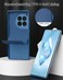 Generic Silicone Case for OnePlus 12R 2024, Liquid Gel Rubber Bumper Case with Soft Microfiber Lining Cushion Slim Hard Shell Shockproof Protective Cover for OnePlus 12R 5G 2024 (Blue)