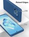 Generic Silicone Case for OnePlus 12R 2024, Liquid Gel Rubber Bumper Case with Soft Microfiber Lining Cushion Slim Hard Shell Shockproof Protective Cover for OnePlus 12R 5G 2024 (Blue)