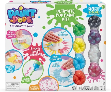 مجموعة طلاء WoWWEe Paint Pops - مجموعة طلاء البوبات المتكاملة