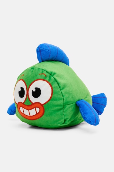 Pinkfong 2 In 1 Baby Shark Big Show Reversible Plush Toy, Green/Yellow