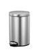 EVA SERIES   Brushed Stainless Steel Finish   Soft-Closing   Fingerprint-Resistant   Premium Pedal Trash &amp; Garbage Bin   Multiple Sizes ( 5 - 30 L) To Suit Different Places   5 Liters Metallic Silver 5Liters