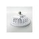 LED Fan Pendant Light, E27 Universal Rotating Lamp, Aromatherapy Compatible, White