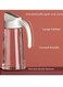 Oil Dispenser, Auto Flip Olive Oil Glass Bottle, 22 Oz Leakproof Condiment Container with Automatic Cap and Stopper, Drip Free Spill Free Spout, Non Slip