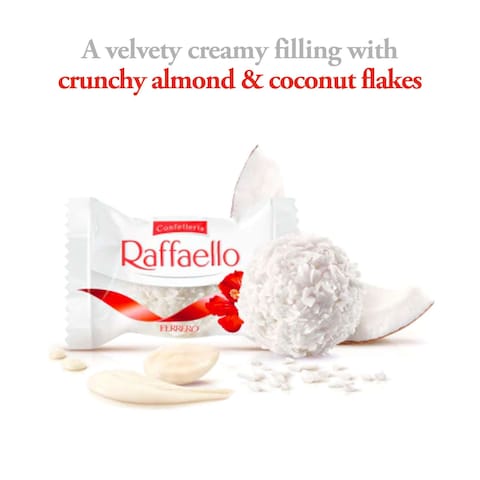 Raffaello Coconut &amp; Almond Treat, Multi Pack 3 Pralines 30g