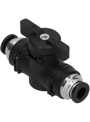 Airline Fittings, Air Flow Control Plastic Air Line Connect Fittings 1/4in Valve Pneumatic for Connector for Air Pipe for Tighten for Replace the Air Pipe.