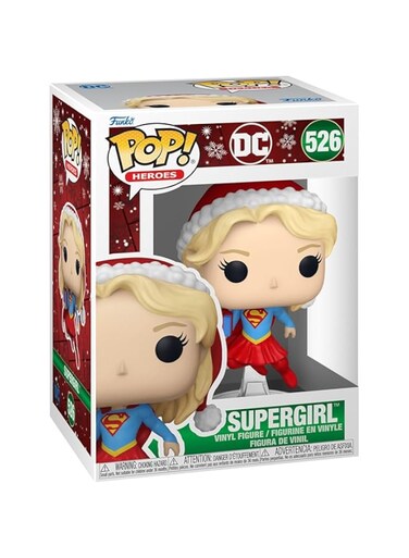 Funko Pop! Heroes: Holiday '24 &ndash; Supergirl - DC Comics - Collectable Vinyl Figure - Gift Idea - Official Merchandise - Toys for Kids &amp; Adults - Comic Books Fans - Model Figure for Collectors