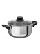 with lid glass stainless steel 2.8 l