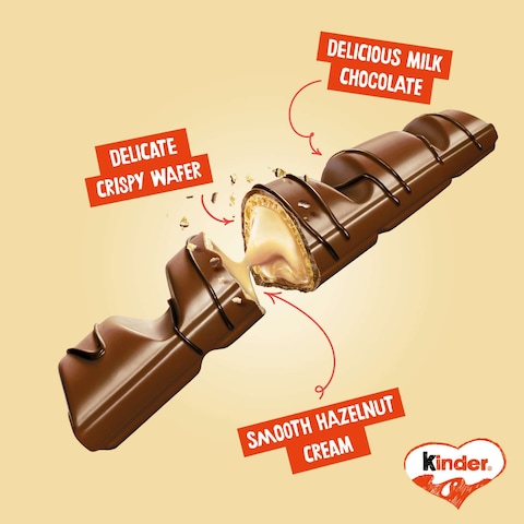 Kinder Bueno Milk Chocolate Bar 2 Bars 43g