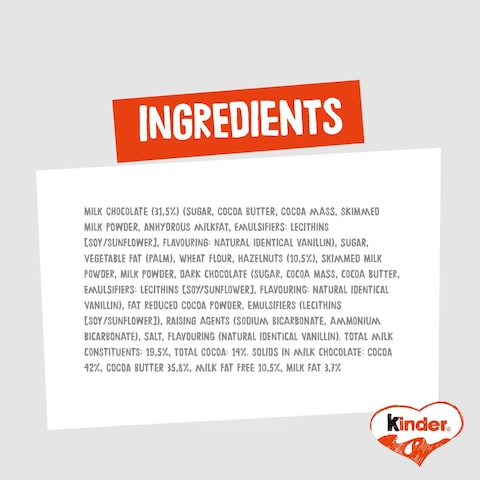 Kinder Bueno Milk Chocolate Bar 2 Bars 43g