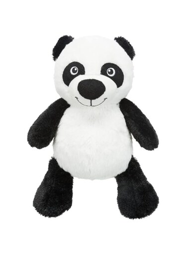 Trixie Panda Plush Dog Toy - WHITE/26CM