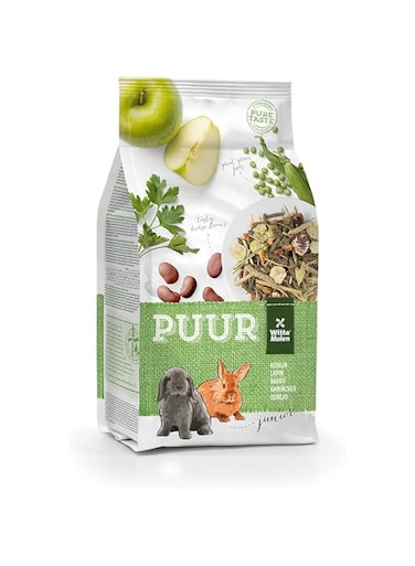 Puur Rabbit Junior Food for Young (Dwarf), 600 g (Pack of 1)