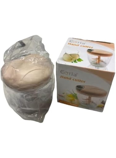 Chopper Vegetable Chopper   Food Chopper with Stainless Steel Blades   Large Hand Powered   Onion Chopper I Handy and Compact Manual with ToothPast Holder as Gift