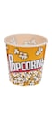 BigBuy Party Popcorn Bucket 2.8 Liters 18 X 17.5 Cm Polypropylene Yellow-K8711295972003