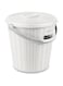 Stefanplast Elegance Dustbin With Cover White 30x29,5H