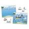 Melissa &amp; Dough Reusable Sticker Pad Vehicles &ndash; Over 165 Reusable Cling-Style Stickers With Five Fold-Out Scenes (Airport, Roadway, Harbor, Train, Construction) For Creative Travel Play  Md4199