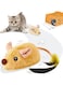 Arshany Interactive Cat Toys Mouse for Indoor Cats, Cat Toys Mouse with Wagging Tail, Rechargeable Simulation Mouse Kitten Toys for Indoor Cats Chase, Lifelike Electric Automatic Moving Mouse Pet Toy